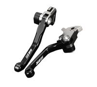 WMYIEHAJ Motorcycle Brake Clutch Levers Motocross Pivot Dirt Bike Handle Compatible with Yamaha YZ85 2015-2024(Black Logo)