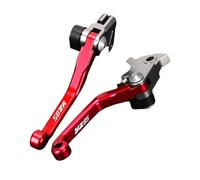 WMYIEHAJ Motorcycle Brake Clutch Levers Motocross Pivot Dirt Bike Handle Compatible with Yamaha YZ85 2015-2024(Red Logo)