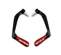 WMYIEHAJ Motorcycle CNC Handlebar Grips Brake Clutch Levers Guard Protector Compatible with Yamaha YZF-R3 YZF-R25 2015-2023(Red)