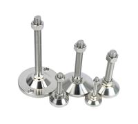 WMYOZDC 1 Uds. Taza De Pie Alta Resistencia Tornillo Base Fija Acero Inoxidable 304/soporte Equipo Mecánico Nivelador/Base 40mm 50mm 60mm(D60xM16x150)