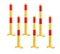 WMYYZYQ Bolardos de seguridad de tubería de acero de resorte, bolardos de estacionamiento de metal, poste de estacionamiento de resorte, bolardos de tráfico impermeables a prueba de óxido, para