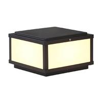 WMYYZYQ Moderna luz de pilar retro para exteriores E27 con cable de estigma, IP65, impermeable y resistente a la lluvia, luces de calle, bolardo, lámpara de columna de metal brillante para patio, un