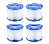 Wmzjnljy 4 cartuchos de filtro de piscina tipo VI para bañera de hidromasaje, accesorios para Best-Way, Lay-Z-Spa, piscina, Coleman SaluSpa, Palm Springs (Z140-4)