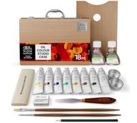 WN ARTISTS' OIL COLOUR STUDIO CASE ROW