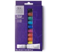 Winsor & Newton óleo al agua Artisan - Set de óleo mezclable con agua de 10 tubos de 12ml colores surtidos para iniciación a la pintura al óleo