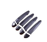 WNBXHSD Auto Maneta Puerta Lateral Exterior Para BMW Para X5 Para E70 Para X6 Para E71 2008-2013 Carbono Exterior Delantero Trasero Izquierdo Derecho Cubierta Manija Puerta Set Molduras