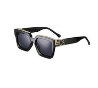 WNCKSQ Gafas de sol cuadradas con montura grande para mujer y hombre, gafas de sol para conducir al aire libre, gafas de moda UV400, A1,1