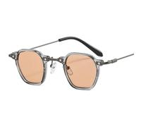 WNCKSQ Gafas de sol deportivas al aire libre para hombres y mujeres punk personalizadas con marco de polígono pequeño punk de moda, C4, 1