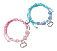 Wnddle 2 Piezas Pulseras Magnéticas para Parejas Mejor Amigo, Spider Kitty Amistad Pulseras, para Novio Novia Amante (Kitty)