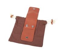 WNDUOKXH Bolsa para Recoger Frutas con cordón, fácil de Llevar y Almacenamiento práctico, Bolsa de Lona para Manualidades en la Jungla, Bolsa portátil para forrajeo al Aire Libre, café