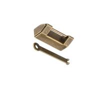 WNDUOKXH Candado antiguo duradero con cerradura para joyero vintage, pequeño candado, regalo decorativo para el hogar para amigos y familiares, decorativo de latón para