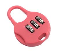 WNDUOKXH Candado de combinación versátil de 3 dígitos, ligero, con código, para maletas, bolsos de viaje, casilleros, cerradura de seguridad práctica, candado de combinación