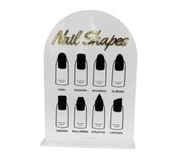 WNDUOKXH Expositor de uñas acrílicas profesional, ligero y fácil de usar. Muestra tus uñas con estilo y es muy práctico. Muestra la belleza tus y se puede usar durante mucho tiempo, Estilo A