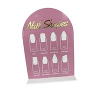 WNDUOKXH Expositor de uñas acrílicas profesional, ligero y fácil de usar. Muestra tus uñas con estilo y es muy práctico. Muestra la belleza tus y se puede usar durante mucho tiempo, Estilo B