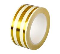 WNDUOKXH Gabinete con tira de azulejos resistente al desgaste para decoración de cocina, cinta sellado azulejos impermeable, pegatina para el hogar y la cocina, Dorado, 2.5 x 500 cm