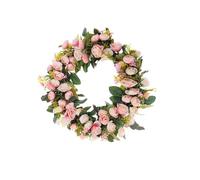 WNDUOKXH Guirnalda Floral para Colgar en la Pared, Primavera y Verano. Hermosa de Rosas Que Ofrece un Aspecto refrescante. Decoración del hogar. de peonías para Interiores, Exteriores y