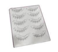 WNDUOKXH Las pestañas postizas únicas ofrecen volumen con grupos de pestañas postizas. Las inferiores lucen una fiesta de Halloween que crea un maquillaje encantador e ilumina los ojos. Se hacen