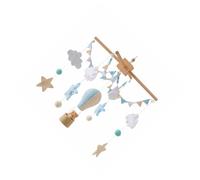 WNDUOKXH Móvil para cuna, cuna, cama, campana, bola de fieltro, carillones de viento de Para madera, decoración colgante, estilo A