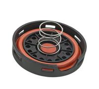 WNDUOKXH Negro LR023777 nuevo motor cubierta de válvula PCV LR2 cubierta de válvula PCV Kit de reparación con XC60 XC70 XC90 S80 V70 Land
