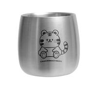 WNDUOKXH Vasos de acero inoxidable duraderos para niños pequeños, ideales para acampar y fiestas en la piscina, vasos de agua para niños de jardín de infantes, acero inoxidable 304, tipo+3