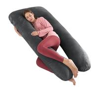 Wndy's Dream Cojín de Lactancia para Embarazo, 160 cm, XXXL en Forma de U, para Madres Grandes