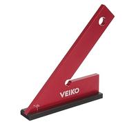 Wnew - Escuadra de aleación de aluminio con base, regla de ángulo recto de 45 grados, regla de ángulo de inglete, regla de esquina para carpintería