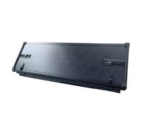 Wnfmjqe Cubierta Carga Retráctil Cubierta De Lona Plegable De Tres Pliegues para Caja Camioneta para Titan Privacidad Cargo