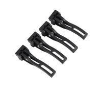 Wnfmjqe Cubierta Carga Retráctil Kit Universal Repuestos Accesorios para Cubierta Rígida Caja Camioneta Plegable Triple, Abrazaderas Delanteras Y Traseras, Pernos En T Privacidad Cargo(B)