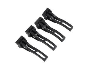 Wnfmjqe Cubierta Carga Retráctil Kit Universal Repuestos Accesorios para Cubierta Rígida Caja Camioneta Plegable Triple, Abrazaderas Delanteras Y Traseras, Pernos En T Privacidad Cargo(B)
