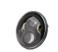 Wnfmjqe Faros Delanteros Faro Delantero Universal Para Motocicleta 7 Pulgadas LED H4 Para Softail Slim Para Fat Boy Con Halo Angel Eyes DRL LED 7 Pulgadas Faro Motocicleta(A 60W Headlight)