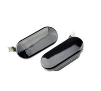 Wnfmjqe Luces Trasera Espejo Indicadoras 2 Luces LED Dinámicas Laterales Señal Giro Secuencial Para VW Para Golf 3, 4, MK3, MK4, Para Passat 3BG, Para Polo 6N, 9N, Para Bora Para Vento.(Smoke black)