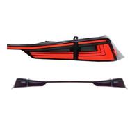 Wnfmjqe Para Lexus IS 250 350 2013 2014 2015 2016 2017 2018 2019 2020 Luces Traseras LED Automóvil Animación Lámparas Traseras Conjunto Luces Traseras Piloto posterior(Claro)