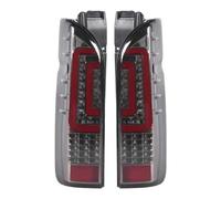 Wnfmjqe Piloto Posterior Conjunto Luces Traseras LED Lámpara Trasera Cuadrada 1 Par Apto Para Hiace 200 Para Commuter Para Van 2005 2006 2007 2008-2017 Luces Traseras(Smoked Lens)