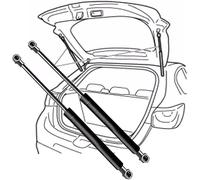 WNFVYP 2 Piezas Resortes de Gas Maletero para Seat Ibiza III (6K1) Hatchback 1999-2002 (OEM:6K6827550)-52.6cm,Maletero Muelles Amortiguador Hidráulica Puntales De Gas,Elevación Choque Puerta Trasera