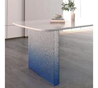 WNGJZZYC 1 Pieza Patas de Mesa de Acrílico, Juego de Patas de Escritorio Flotante Moderno, Proyectos DIY, Panel Grueso de 8mm para Soporte Estable en Mesas de Comedor y Centro(Blue,50x70cm/20x28in)