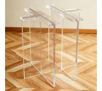 WNGJZZYC Juego de 2 Patas de Mesa de Acrílico, Patas de Muebles Flotantes en Forma de T, Resisten hasta 200kg (440lb), para Sala de Estar, Dormitorio, Cocina DIY(40x20x70cm/16x8x28in)