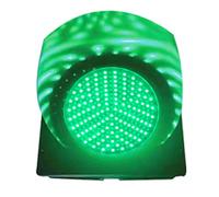 WNGJZZYC Semáforo LED de 200mm, Luces Individuales de Color Rojo, Verde y Amarillo, Señales de Trafico, Semáforos, Carcasa de Plástico, para Carreteras, Cabinas de Peaje(Green)