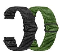 WNIPH Compatible con Correas de Reloj de 18mm 19mm 20mm 22mm 24mm, Pulsera de Repuesto de Liberación Rápida, Correas Ajustables de Nailon Elástico Solo Loop,Adecuado para Hombres y Mujeres
