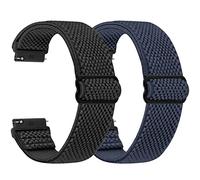 WNIPH Compatible con Correas de Reloj de 18mm 19mm 20mm 22mm 24mm, Pulsera de Repuesto de Liberación Rápida, Correas Ajustables de Nailon Elástico Solo Loop,Adecuado para Hombres y Mujeres