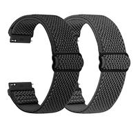 WNIPH Compatible con Correas de Reloj de 18mm 19mm 20mm 22mm 24mm, Pulsera de Repuesto de Liberación Rápida, Correas Ajustables de Nailon Elástico Solo Loop,Adecuado para Hombres y Mujeres