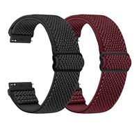 WNIPH Compatible con Correas de Reloj de 18mm 19mm 20mm 22mm 24mm, Pulsera de Repuesto de Liberación Rápida, Correas Ajustables de Nailon Elástico Solo Loop,Adecuado para Hombres y Mujeres