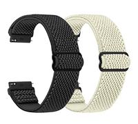 WNIPH Compatible con Correas de Reloj de 18mm 19mm 20mm 22mm 24mm, Pulsera de Repuesto de Liberación Rápida, Correas Ajustables de Nailon Elástico Solo Loop,Adecuado para Hombres y Mujeres