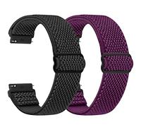 WNIPH Compatible con Correas de Reloj de 18mm 19mm 20mm 22mm 24mm, Pulsera de Repuesto de Liberación Rápida, Correas Ajustables de Nailon Elástico Solo Loop,Adecuado para Hombres y Mujeres