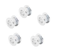 WNJ-Tool, El Tiempo 5pcs 2 GT GT2 de Aluminio de la Correa de la polea Loca 16T 20T Diente de los Dientes 3 mm 5 mm 8 mm Diámetro 6mm for Impresora 3D Ancho Correa Dentada (tamaño : 20T Bore 8mm)