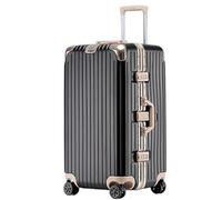 Wnota Maletas Continúe El Equipaje Rígido con El Marco De Aluminio, Equipaje Comprobado Maleta De La Cerradura De Las Ruedas del Hilandero Maleta con Ruedas (Color : C, Size : 26in)
