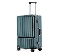 Wnota Maletas Continúe Las Maletas De Aluminio del Marco del Equipaje con El Diseño Seco Y Mojado De La Separación De Las Ruedas Maleta con Ruedas (Color : B, Size : 24in)