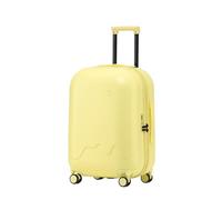 Wnota Maletas Juego De Equipaje Rígido con Maleta con Ruedas Y Orificio De Carga USB con Bloqueo De Código TSA Maleta con Ruedas (Color : Yellow, Size : 20IN)