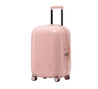 Wnota Maletas Juego De Equipaje Rígido con Maleta con Ruedas Y Orificio De Carga USB con Bloqueo De Código TSA Maleta con Ruedas (Color : Rosa, Size : 20IN)