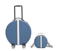 Wnota Maletas Maleta De Mano Redonda De 2 Piezas, Maleta De 18 Pulgadas con Caja De Bloqueo con Contraseña, Maleta con Ruedas Maleta con Ruedas (Color : B, Size : 2 Piece)