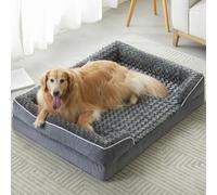 WNPETHOME Camas para perros de gran tamaño, sofá cama ortopédica lavable con forro impermeable y parte inferior antideslizante para dormir mascotas